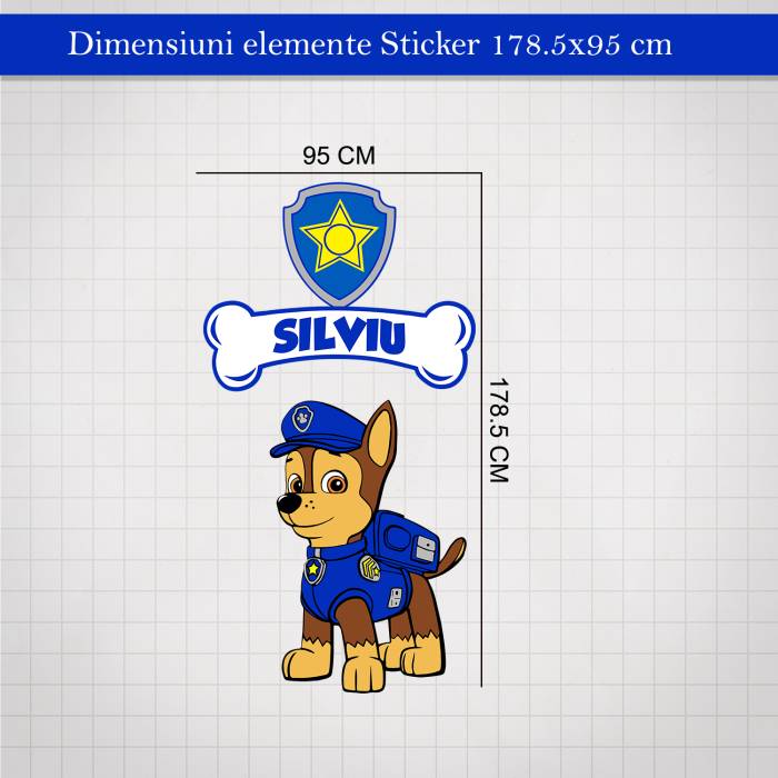 Sticker de perete Chase