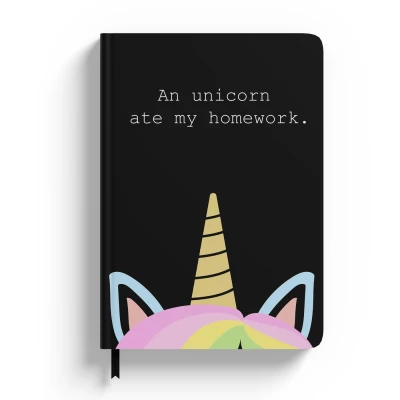 Notebook personalizat Unicorn