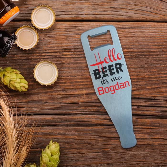 Desfacator De Bere Personalizat Hello Beer