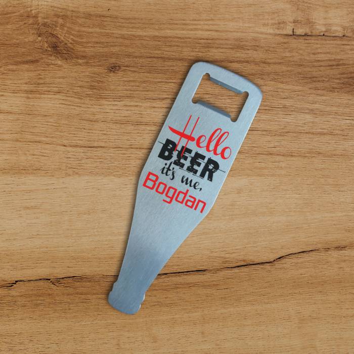 Desfacator De Bere Personalizat Hello Beer