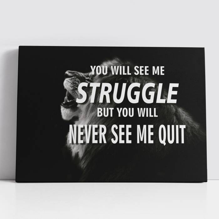 Tablou canvas personalizat - Struggle