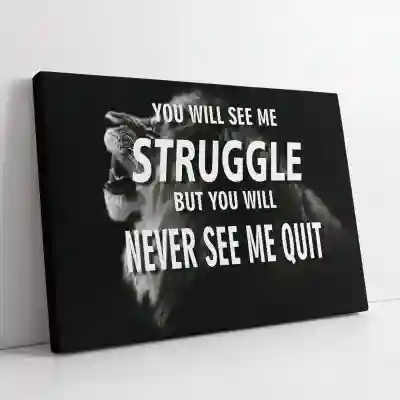 Tablou canvas personalizat - Struggle