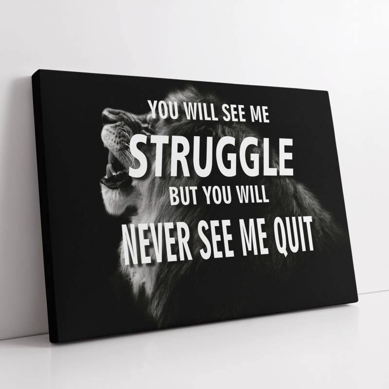 Tablou canvas personalizat - Struggle