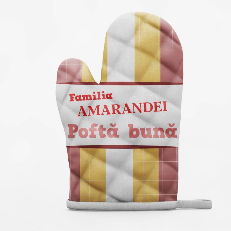 Manusa De Bucatarie Personalizata - Familie