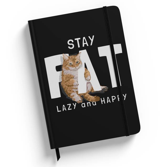 Notebook amuzant cu pisica