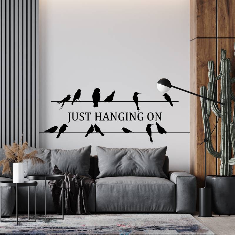 Sticker Just Hanging on