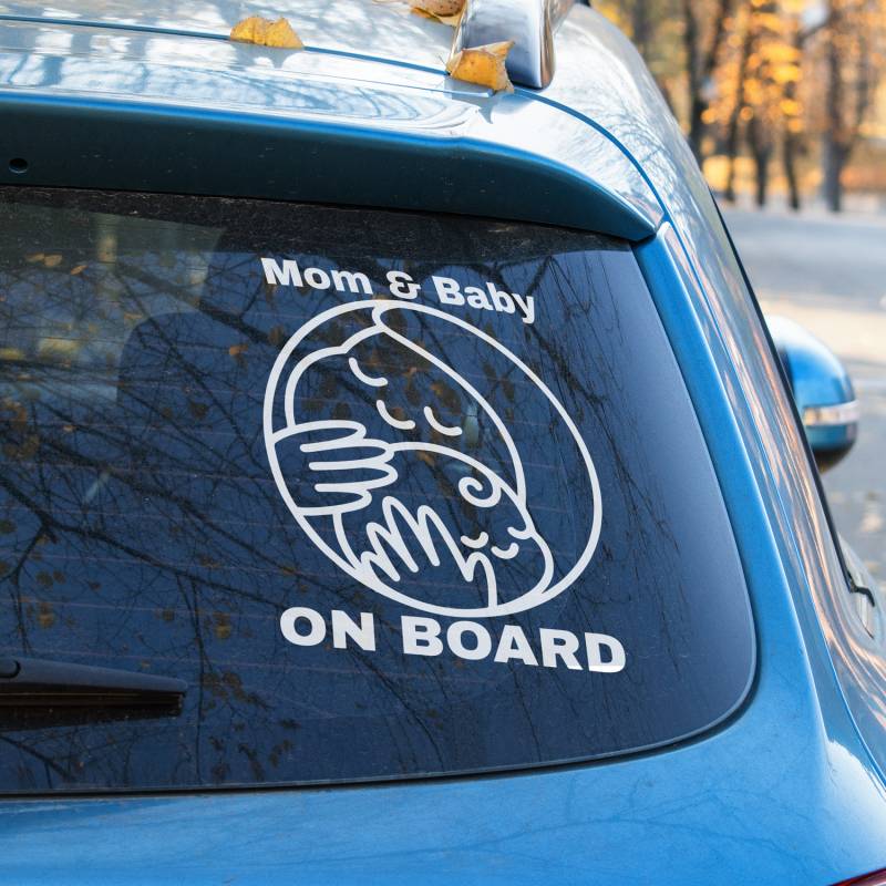 Sticker personalizat Mom And Baby