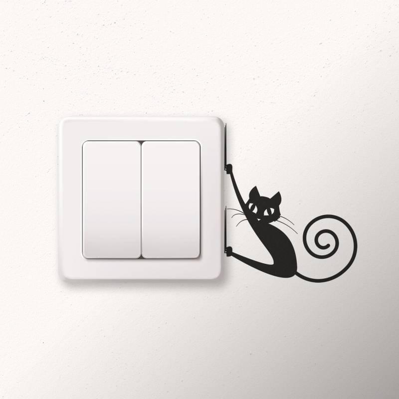 Sticker intrerupator Cat