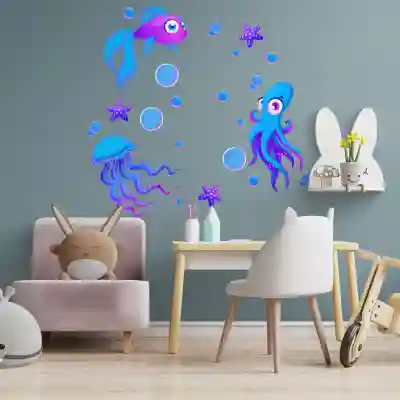 Stickere decorative pentru camera copilului abstract