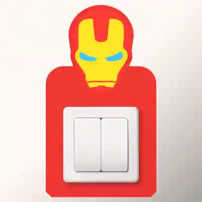 Sticker intrerupator IRON MAN