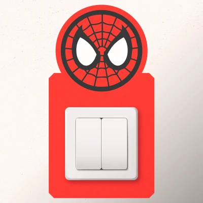 Sticker intrerupator Spiderman