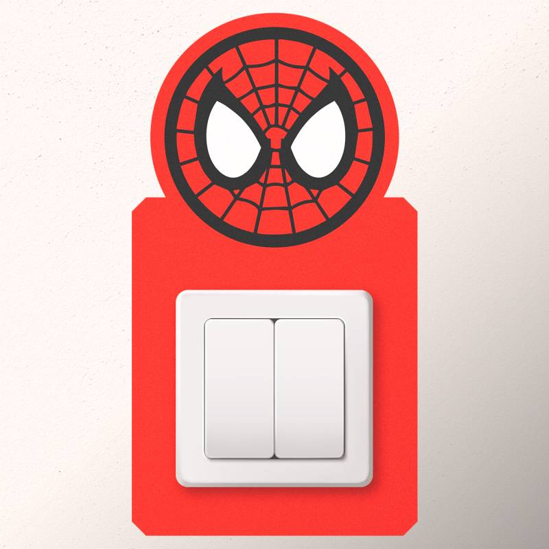 Sticker intrerupator Spiderman