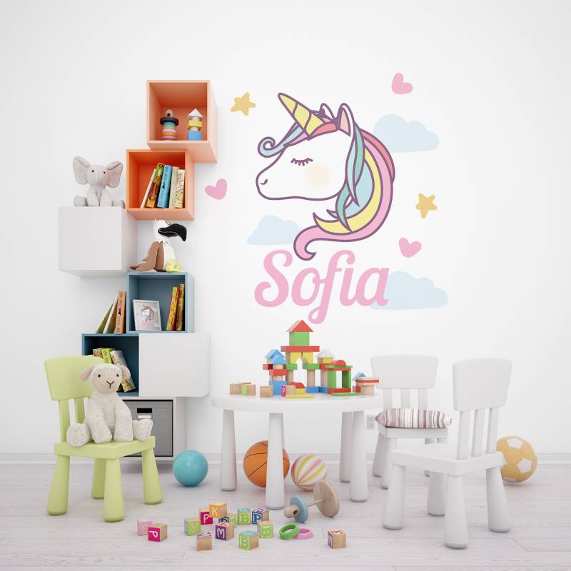 Sticker camera copilului Unicorn