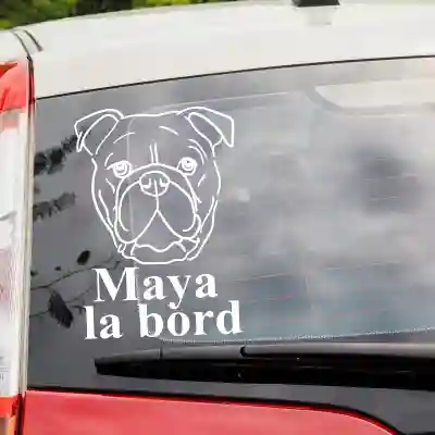 Sticker auto BullDog