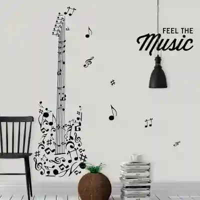 Sticker muzical Feel The Music