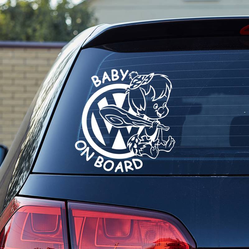 Sticker baby on board vw