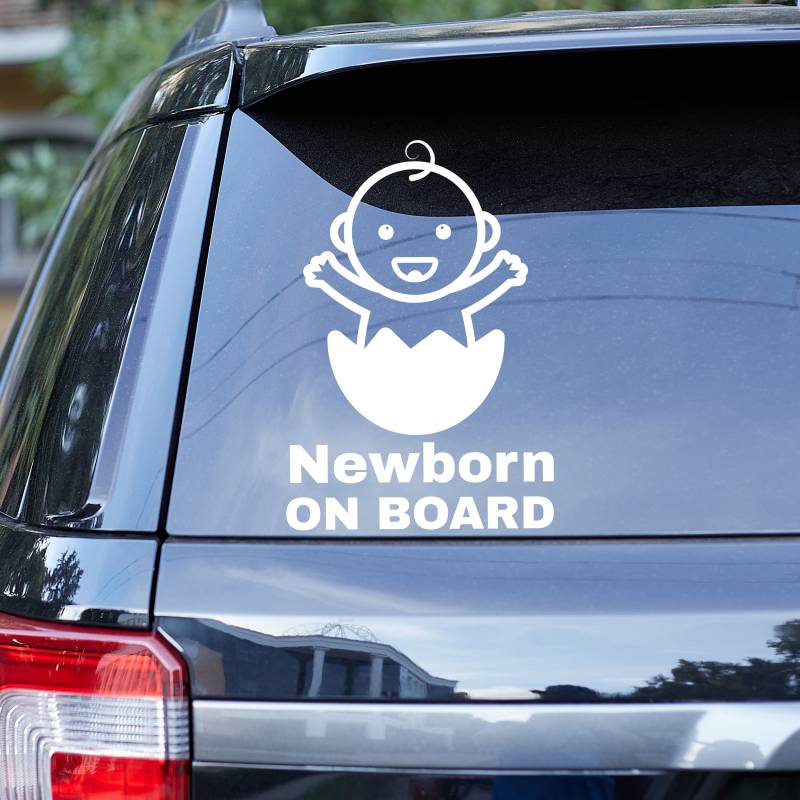 Sticker Baby On Board personalizat happy baby