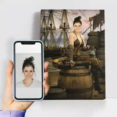 Tablouri Canvas cu Portrete personalizate femei