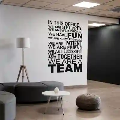 Stickere Perete Office Team