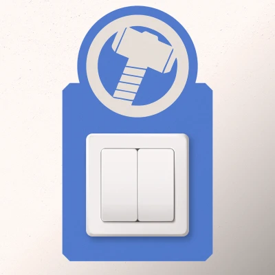 Sticker intrerupator Thor