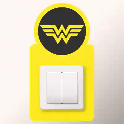Sticker intrerupator Wonder Woman