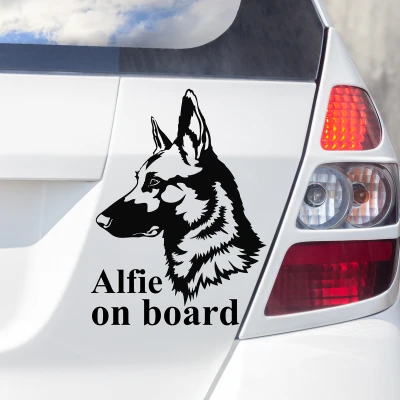 Sticker Ciobanesc German personalizat