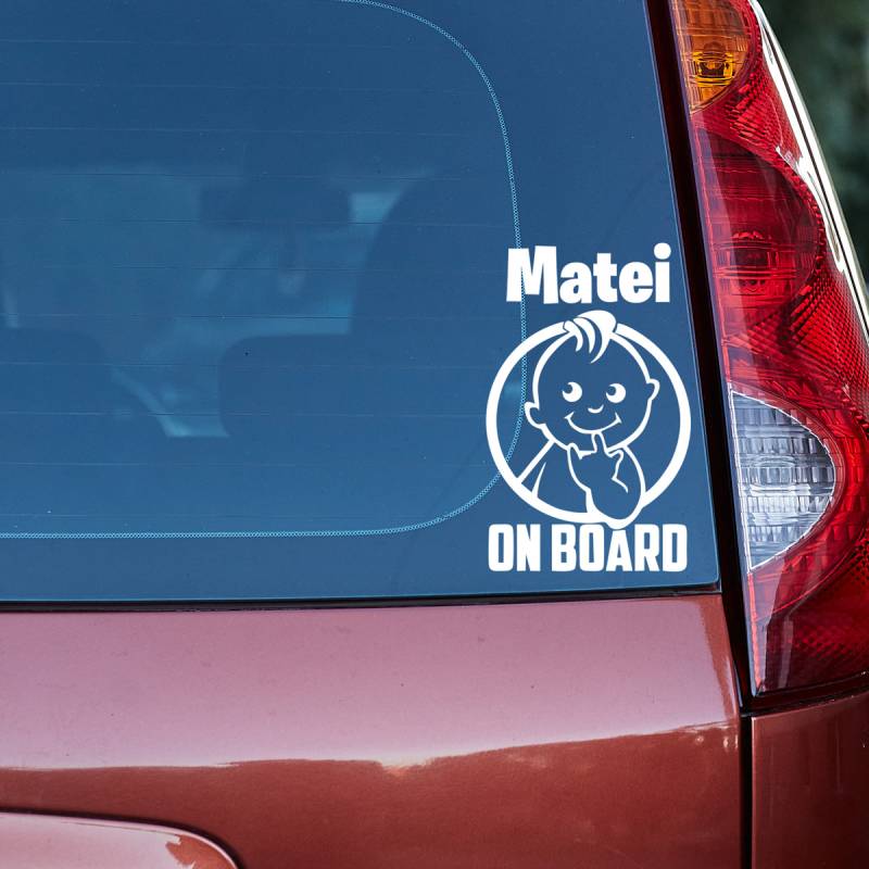 Stickere auto baby on board