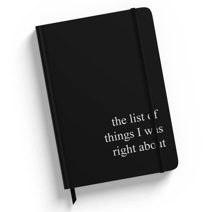 Notebook the list