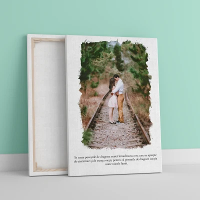 Tablou cu efect de Paint