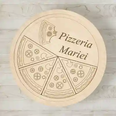 Tocator rotund personalizat Pizza