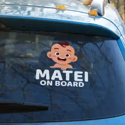 Sticker auto Babby Smile