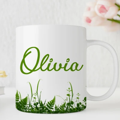 Cana cu model vegetal