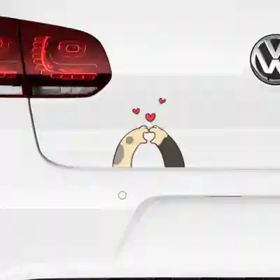 Sticker Auto Labute de Pisica