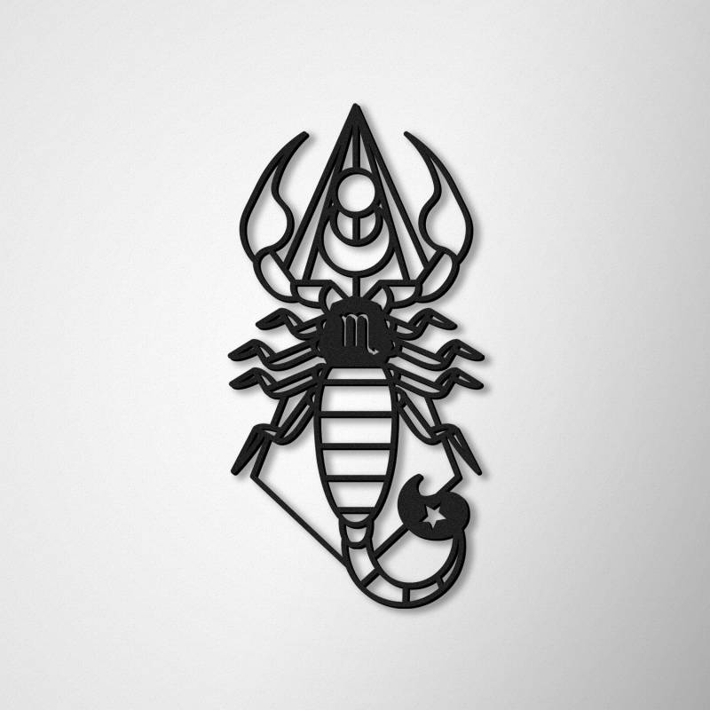 Decoratiune perete Scorpion