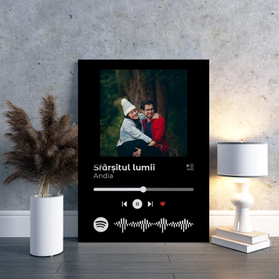 Tablou Spotify Black