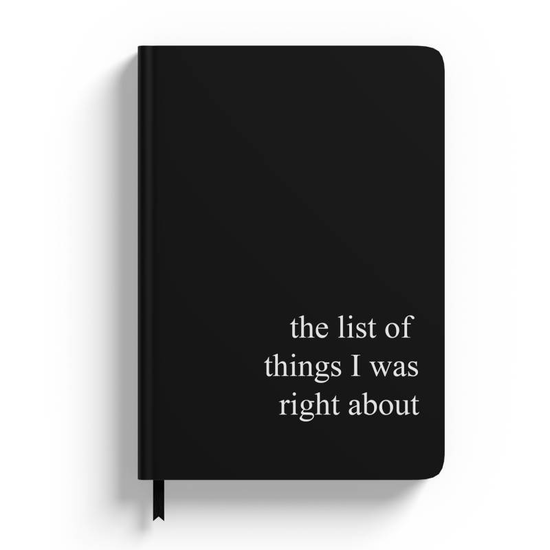 Notebook the list