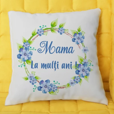 Perna personalizata cu text