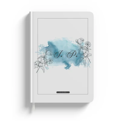 Jurnal personalizat cu initiale si data