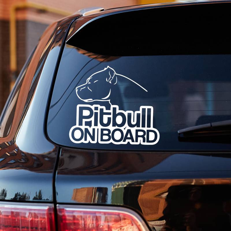 Sticker Pitbull on board