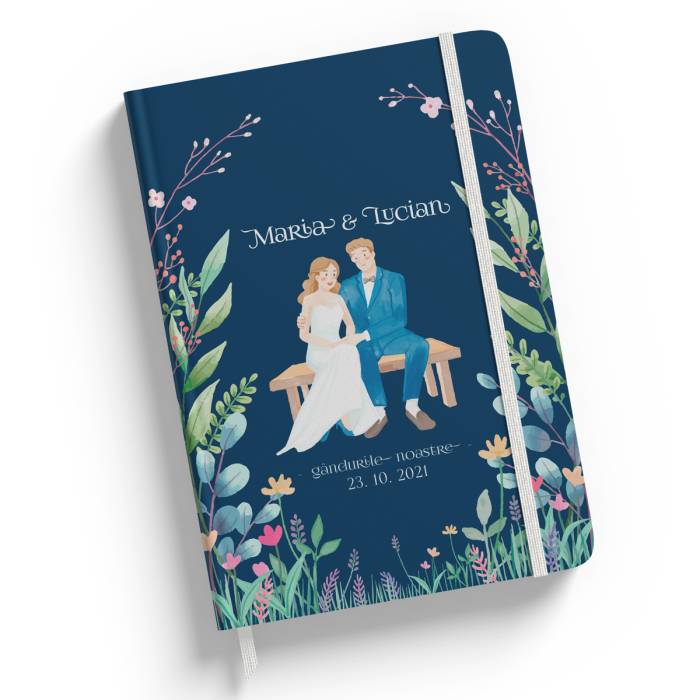 Notebook personalizat pentru nunta