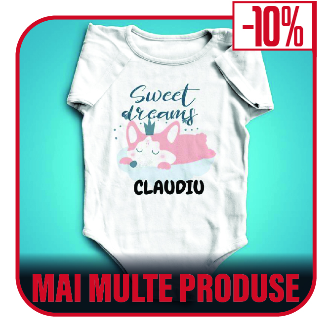 Body-uri copii personalizate